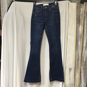 KanCan Dark Blue Flare Jeans